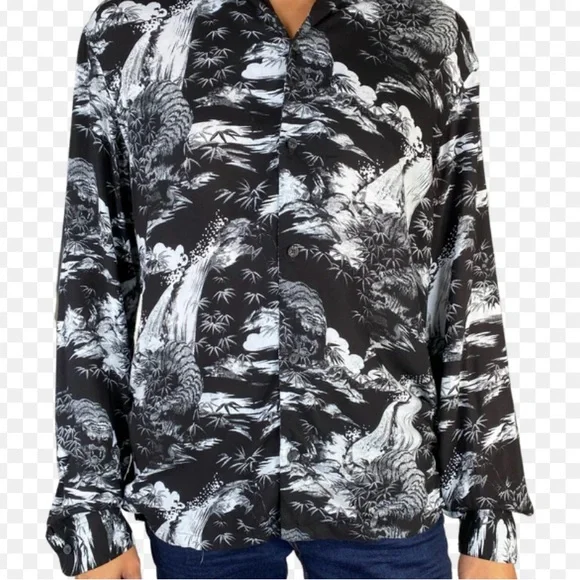 ALL SAINTS BUTTON DOWN SHIRT - Picture 2 of 5